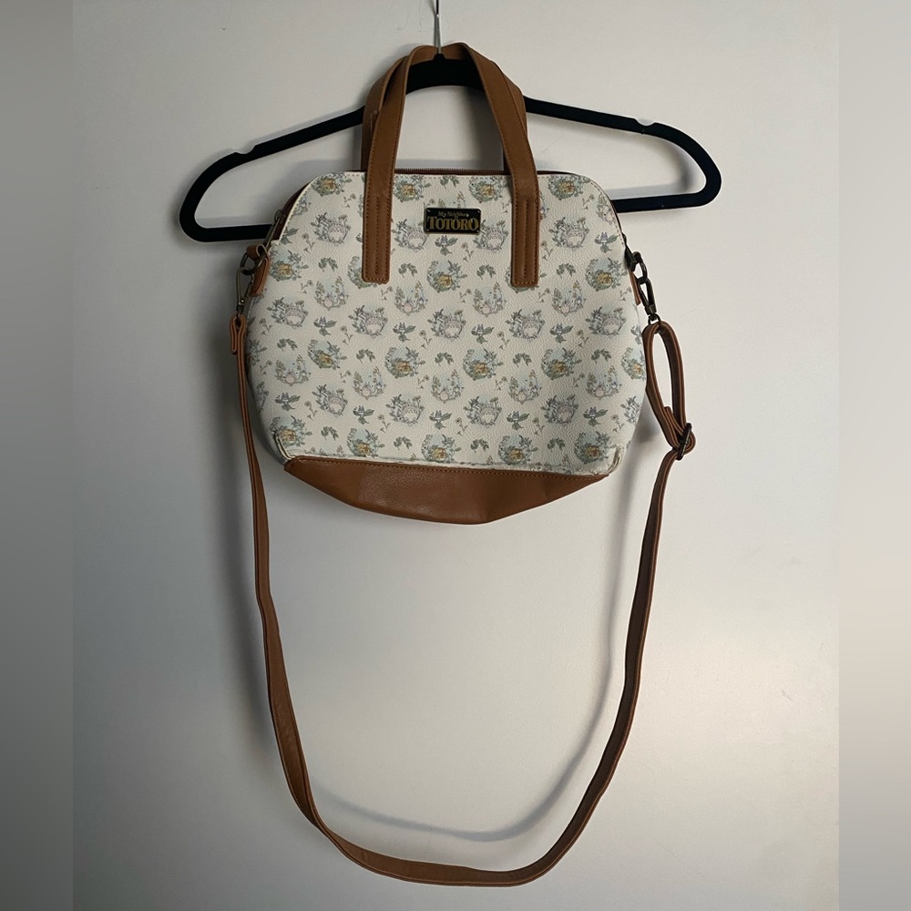 My neighbor Totoro Print Women's Bag - Brown and Cream